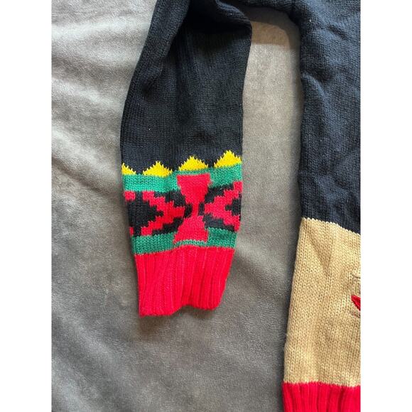 UGLY CHRISTMAS SWEATER FELIZ NAVIDAD‎ BLACK WOMENS M Holiday Time~Christmas - Picture 2 of 4